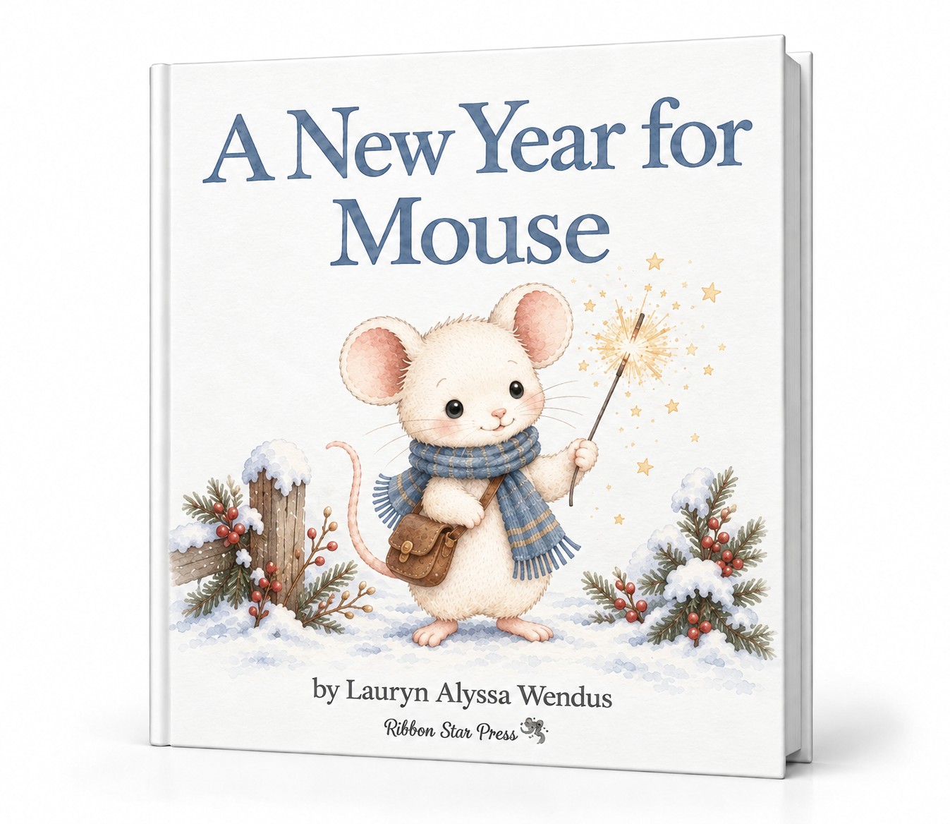Cover of A New Year for Mouse, a Holidays with Mouse storybook by Lauryn Alyssa Wendus
